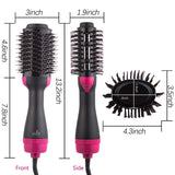 brush and Hair curlers