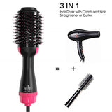 brush and Hair curlers